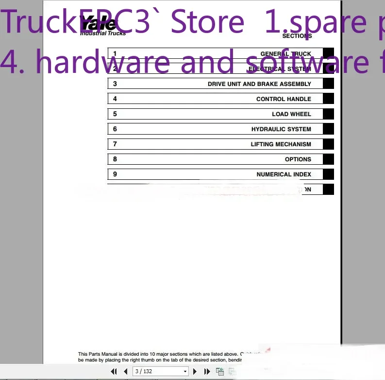 

Полный набор вилочных погрузчиков TruckEPC3 Yale PDF (детали и руководства)