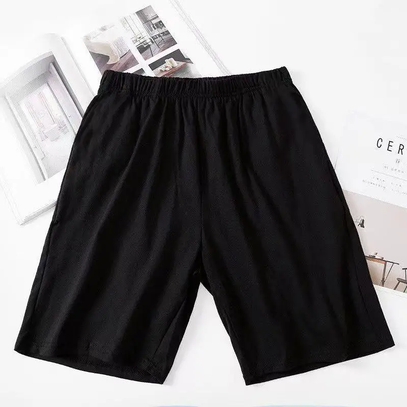 1pc/3pcs Mens Summer Loose Shorts Fashion Comfortable Cotton Boxers Shorts Men Breathable Home Short Sweatpants Casual Shorts 