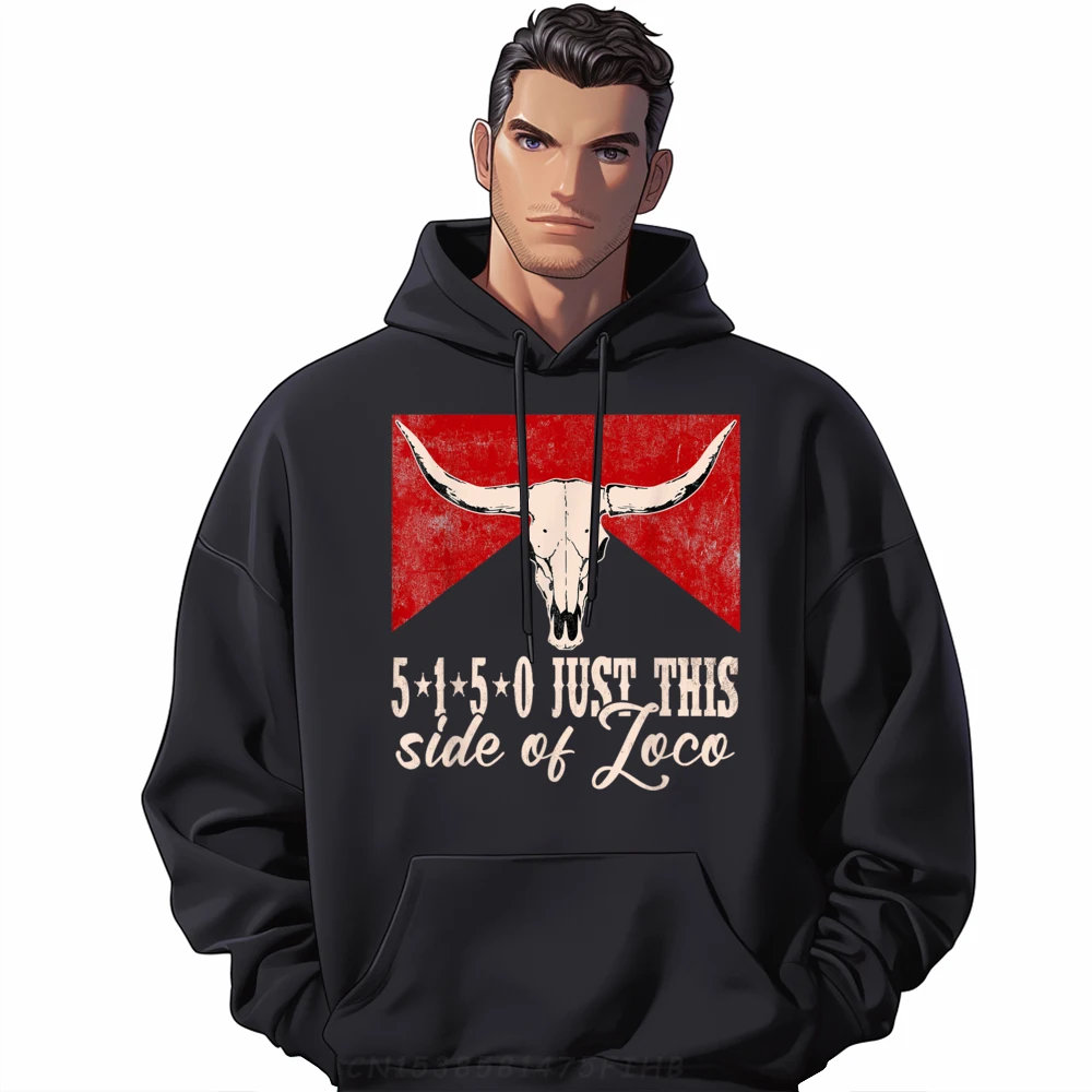 

5 1 5 0 Just This Side Of Loco Hoodies Leisure Long Sleeve Discount Round Collar Sweatshirt Autumn Hoodies For Men