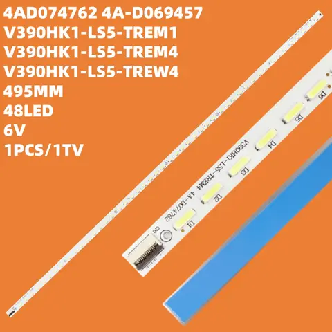 LED Backlight Strip FOR PANASONIC TX-L39EM5B 39/210G V390HK1-LS5-TREM4 39k310 Dp39e23t Ptv4003led 4A-D069457 V390H1-LE1-TREM6