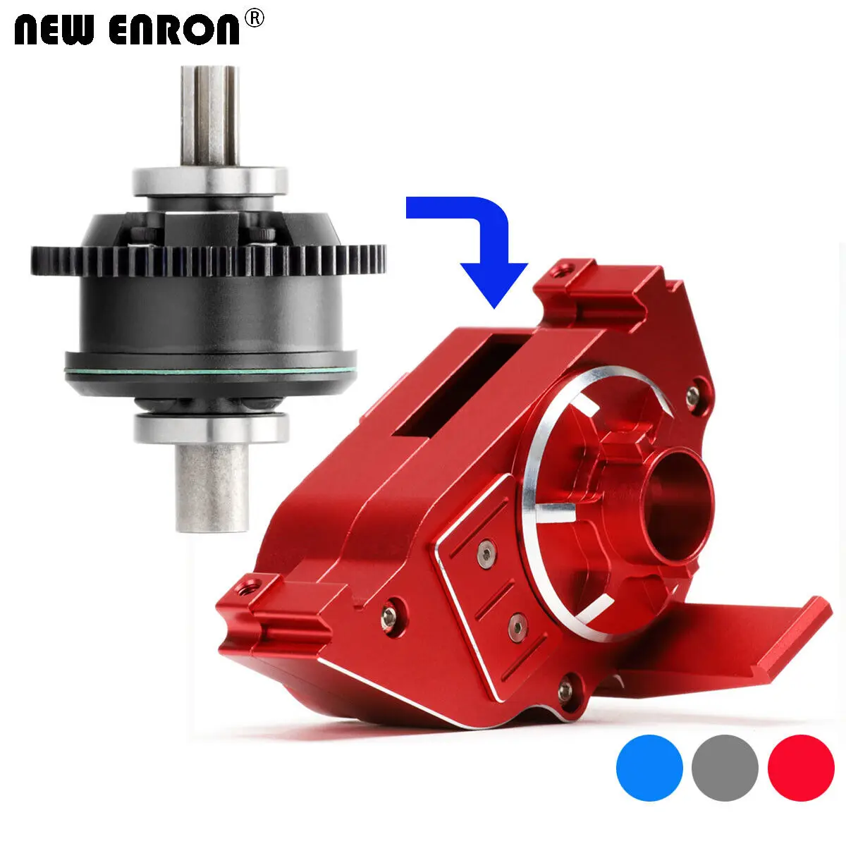 NEW ENRON CNC Alloy Center Diff Assembly Case ARA311165 ARA311169 ARA311192 for RC 1/10 KRATON SENTON 1/8 MOJAVE TYPHON ARRMA 4S