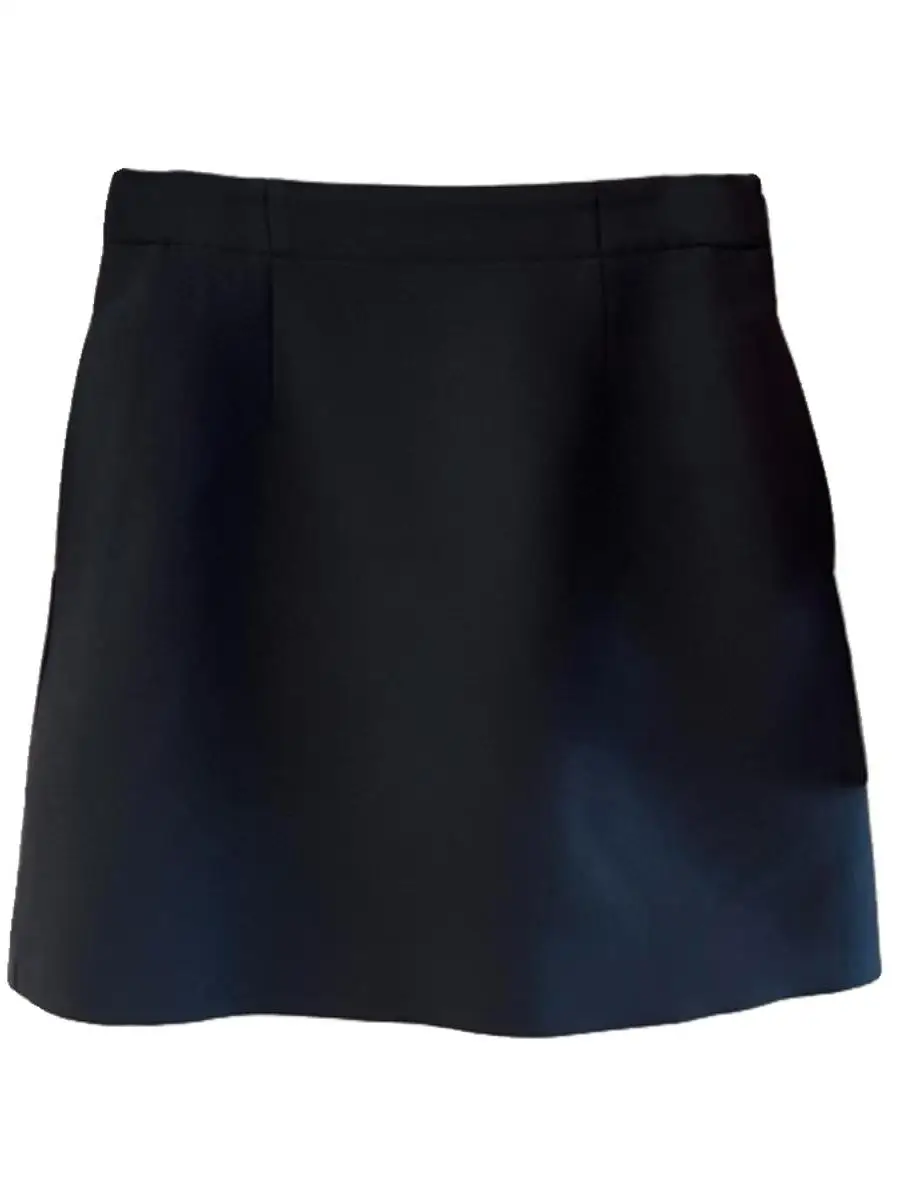 

Ele High Waist A-Line Skirt Women's Bodycon Slimming ort Skirt Summer 2025 Pure Color Versatile Faionable