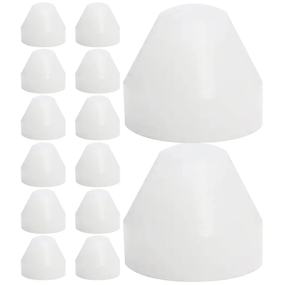 

20 шт. белых втулок из полиэтилена для ручек, нелипкие, износостойкие, для наборов для токарной обработки ручек, инструментов для токарной обработки дерева, экономят время и усилия при чистке корпуса ручки