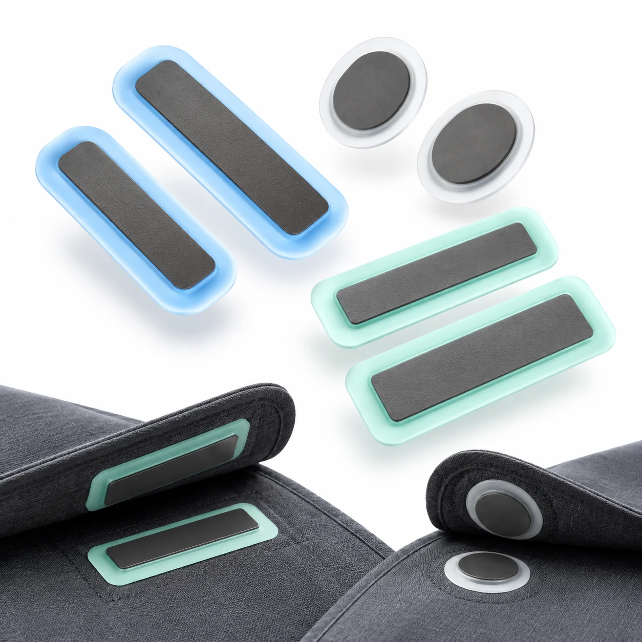 Soft Magnetic Snap Button Hand Sewn Closure for Coats Scarves Clothing Handbags DIY Sewing Accessories