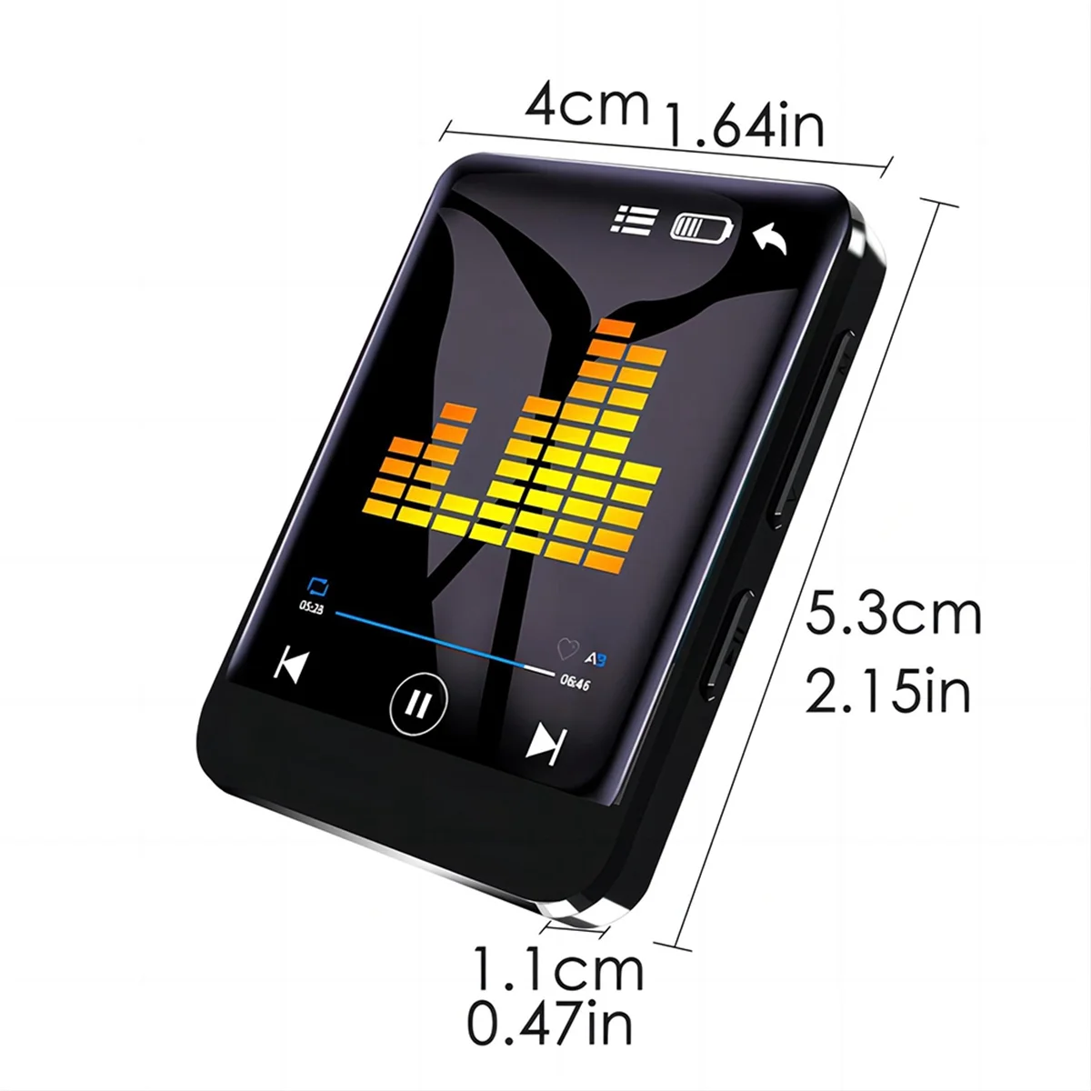 2025+New MP3 Player with FM/Speaker/E-Book/Recorder MP3 Mini Portable Portable Player for Students, Mp4 Player
