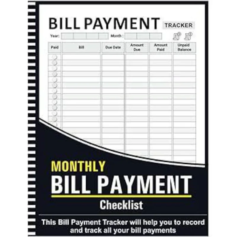 Monthly Bill Payment Checklist Monthly Bill Payment Checklist