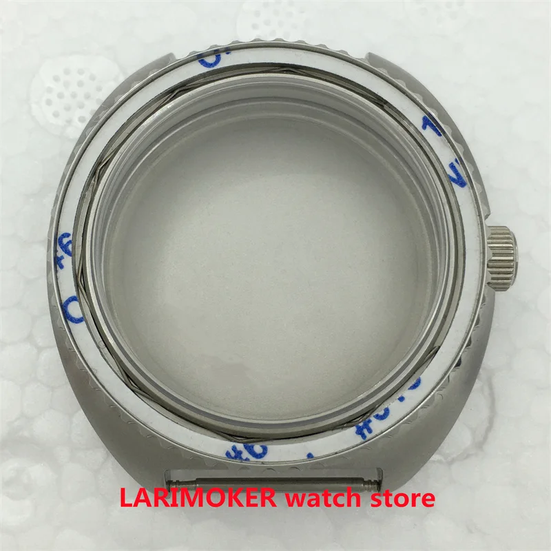 

43MM watch men's stainless steel case suitable for Seiko NH35/NH36 movement case watch accessories stainless steel case