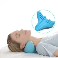 Neck Shoulder Relaxer Head Cervical Spine Massage Pillow Gravity Acupressure Neck Shoulder Neck Pain Traction Orthosis Instrumen