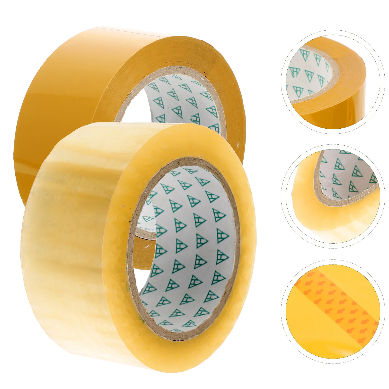2 Rolls Clear Packing Heavy Duty Packaging For Moving Boxes Sealing Shipping Multi-Function Carton Sealing Practical Household