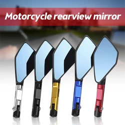 For Kawasaki Z900 Z900RS Z800 Z1000 Motorcycle Accessories CNC Aluminum Rear View Mirrors Blue Glass Green Black Gold Red Orange