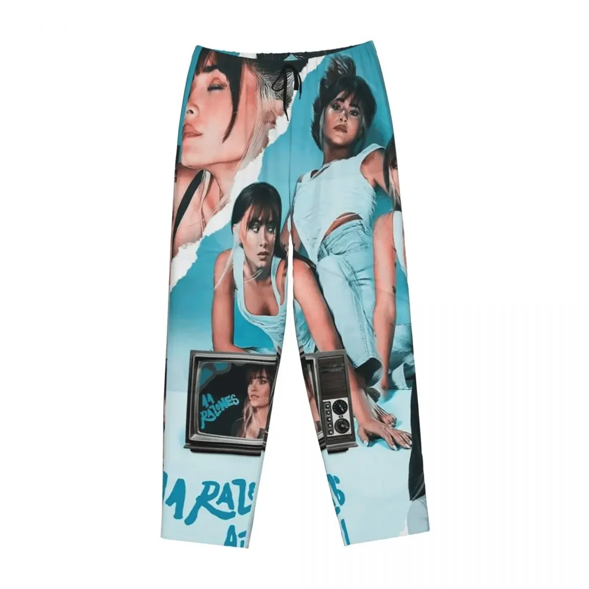 

Custom Aitana Ocana Singer Women Pajama Pants Lounge Sleep Sleepwear Bottoms with Pockets