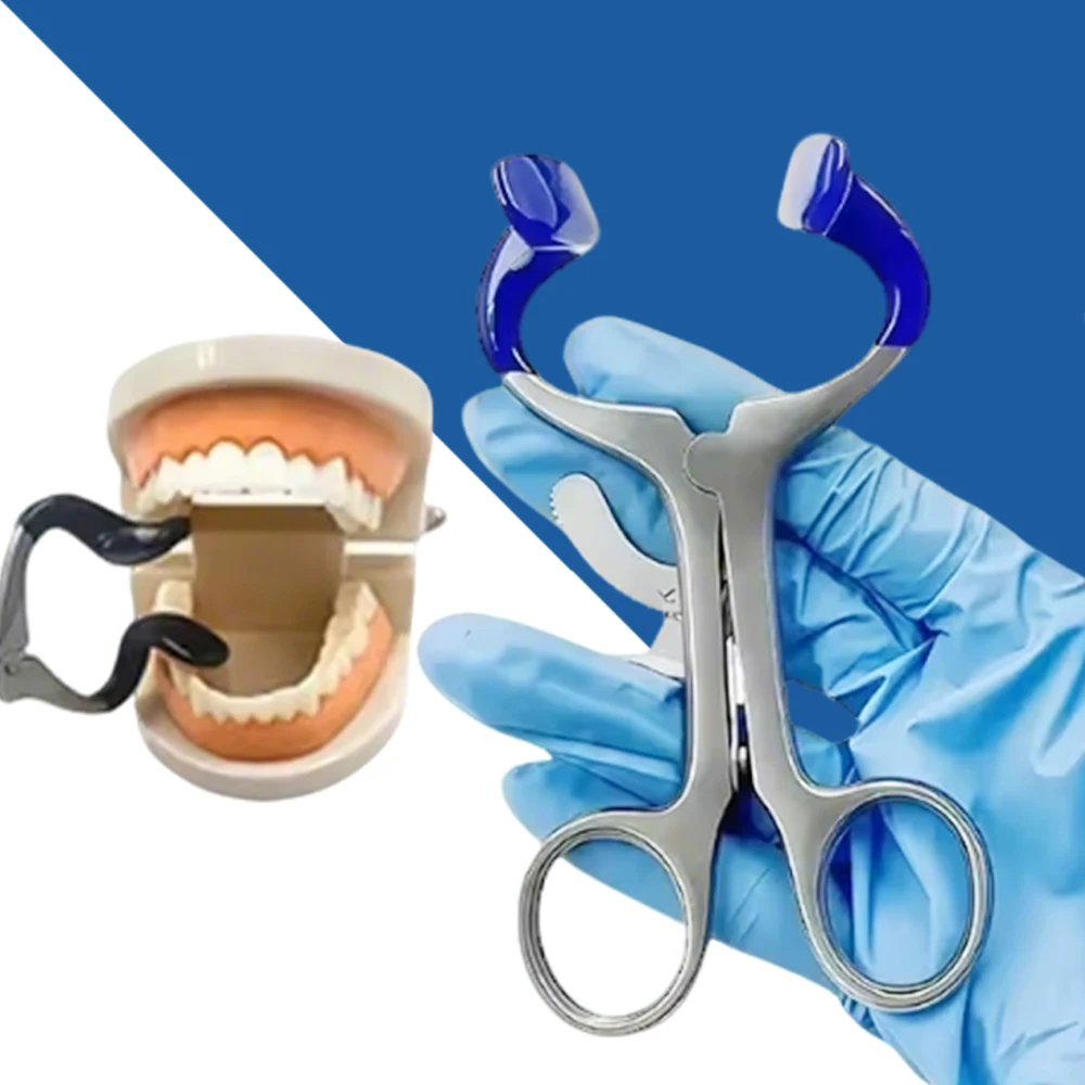 

Dental Mouth Retractor Stainless Steel Molt Gag for Orthodontic Oral Surgery Tooth Extraction Surgical Opener Tool Set
