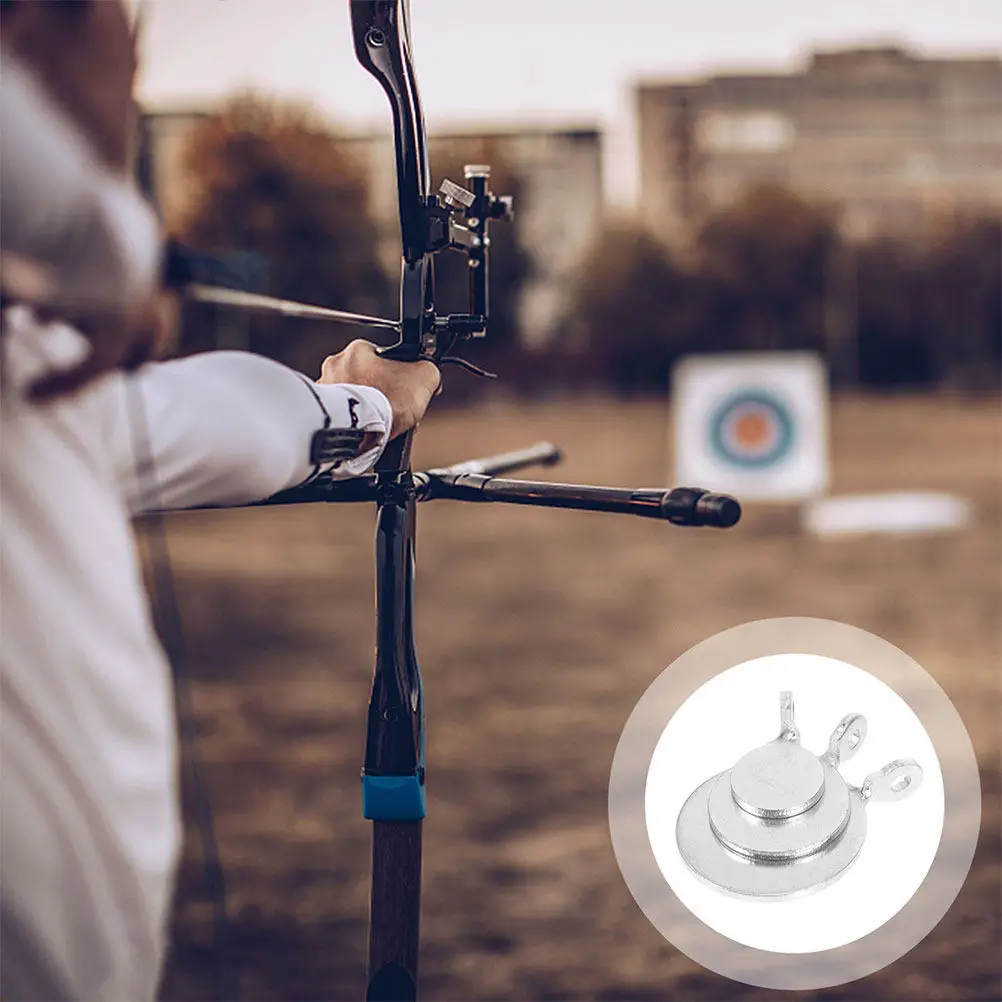 

5Pcs High-Strength Manganese Steel Shooting Targets Stable Hanging Metal Targets for Archery Practice Accuracy Training Outdoor