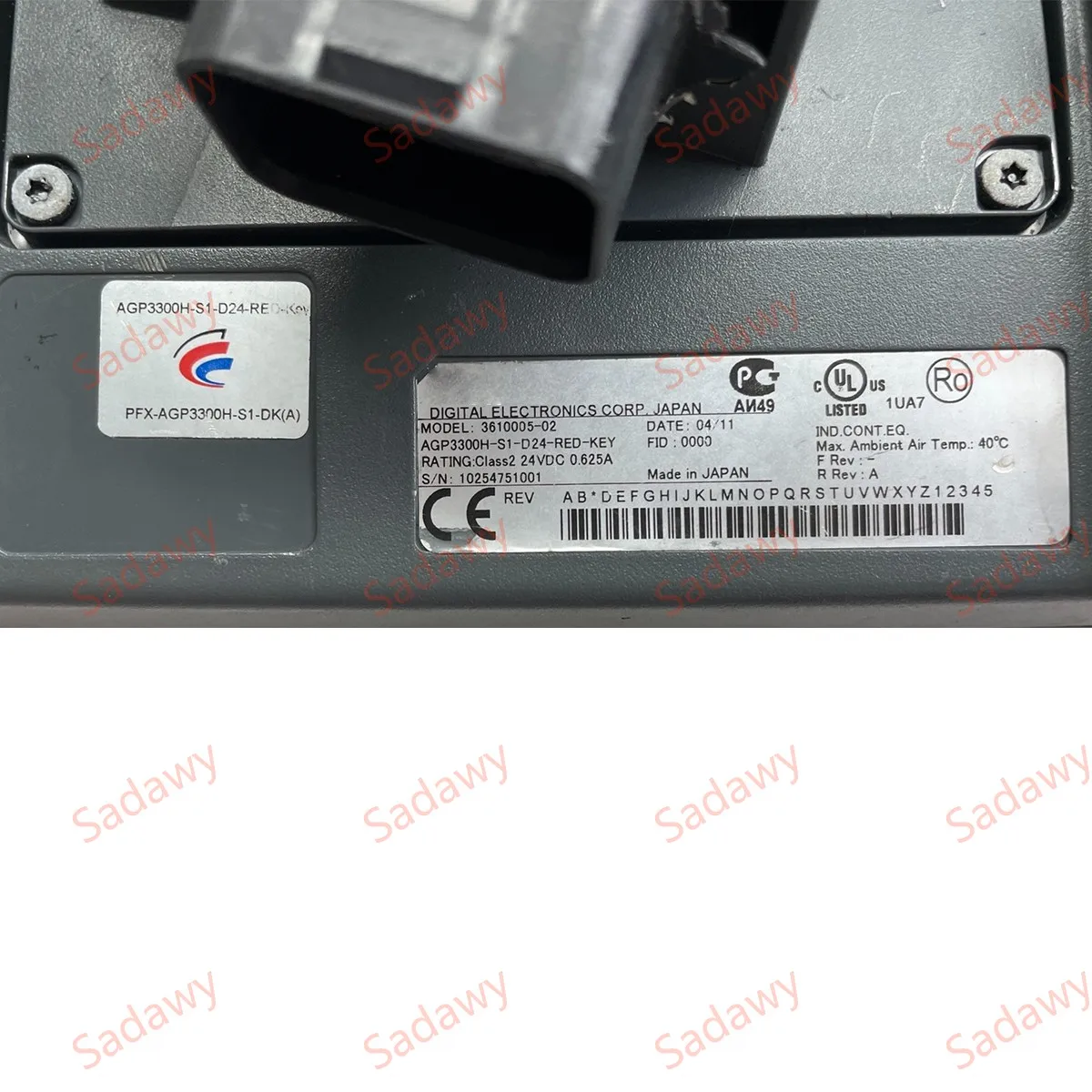 Sch-neider electrical Brand new original AGP3300H-S1-D24-RED-KEY 3610005-02 GP3000H Series Touch Screen Panel HMI