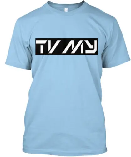 Tubevideomakeryou Light Blue T-Shirt Made in the USA Size S to 5XL