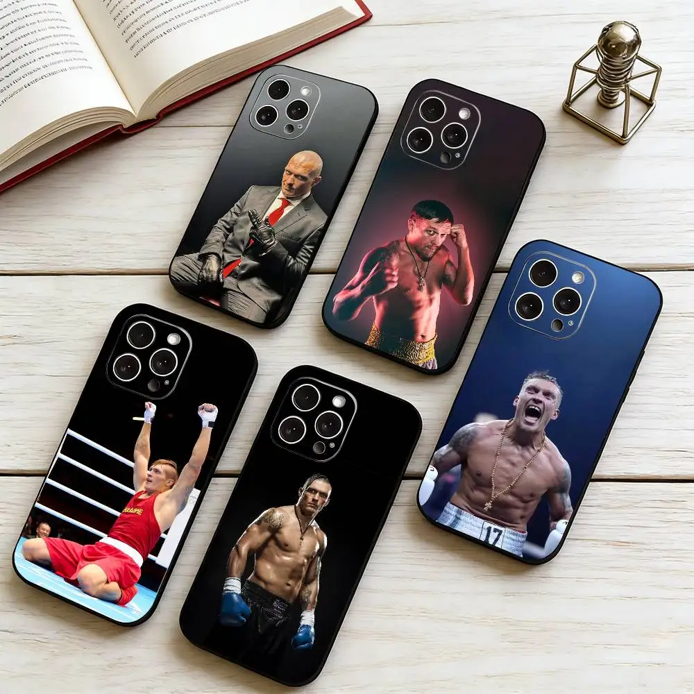 

O-Oleksandr Usyk Phone Case For iPhone 17, 16,15,14,13,12,11 Plus,Pro Max, Others Soft Black Cover