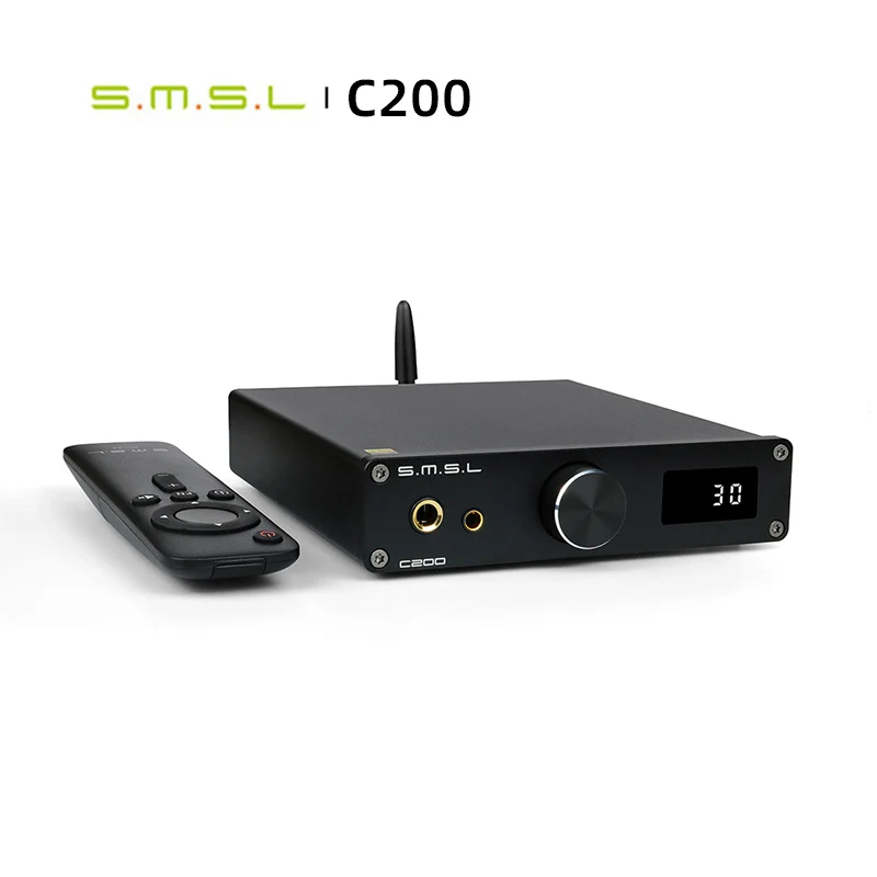 

SMSL C200 ES9038Q2M DAC Headphone Amp OPA1612A*4 TRS Balanced 4.4mm 6.35mm Output Bluetooth 5.0 DSD512 32Bit 768KHZ for PS4 PS5