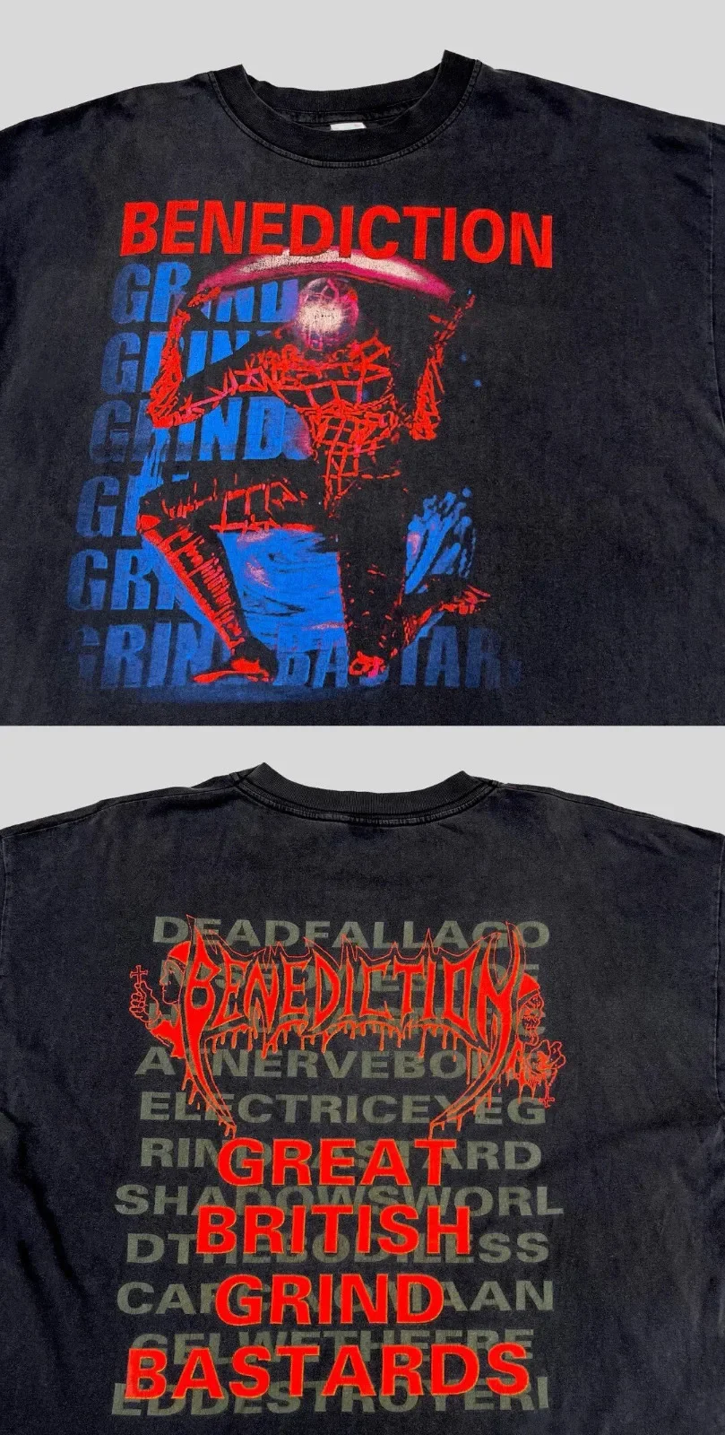 Benediction Bastards Concert 2sides T-shirt S to 5XL 2F1126