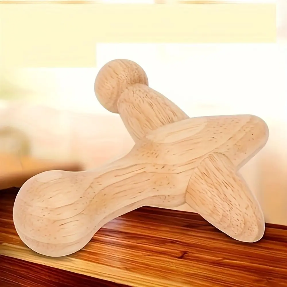 Handheld Wooden Foot Massage Stick Smooth Surface Acupressure Trigger Point Massager Pressure Point Ergonomic Shape