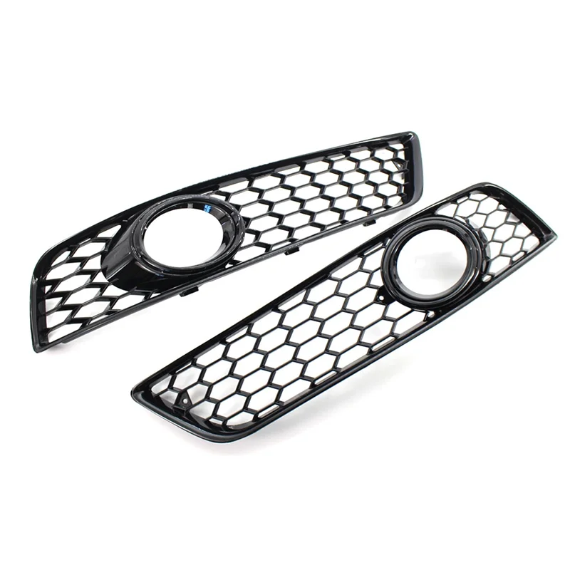 

A57M-Fog Lights Cover Car Front Bumper Fog Lamp Frame Grille For A3 8P 2009-2013 8P0807682J 8P0807681AA