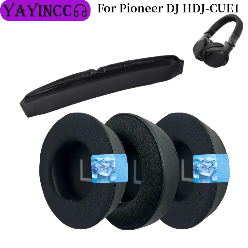 

Replacement Earpads For Pioneer DJ HDJ-CUE1 Earmuffs Ultra-soft Sponge Cushion Cover Repair Parts Headphone repair accessories