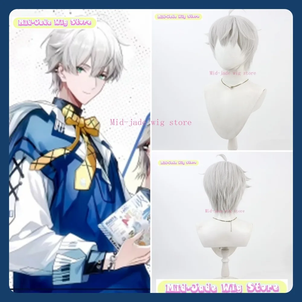 

Mid-jade Wig Store Idol Group MANTA Xu Xiangning Cosplay Wig Anime Game Role Playing Synthetic Hair Halloween Party