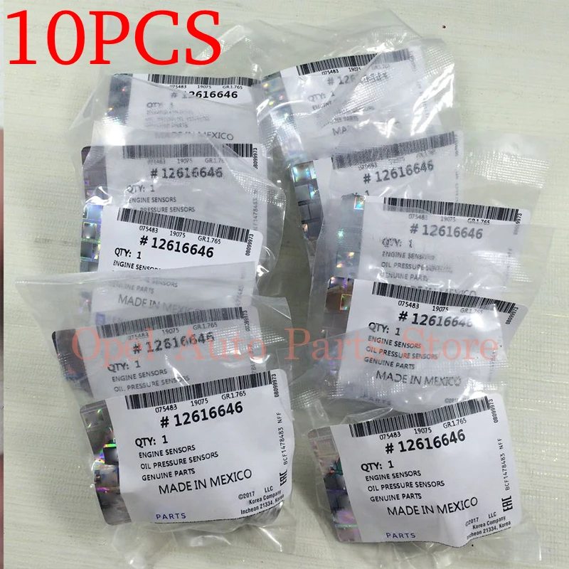 10PCS Oil Pressure Sensor Switch For Chevrolet Cadillac CTS GMC Hummer H2 Isuzu Pontiac Buick Lacrosse 12616646