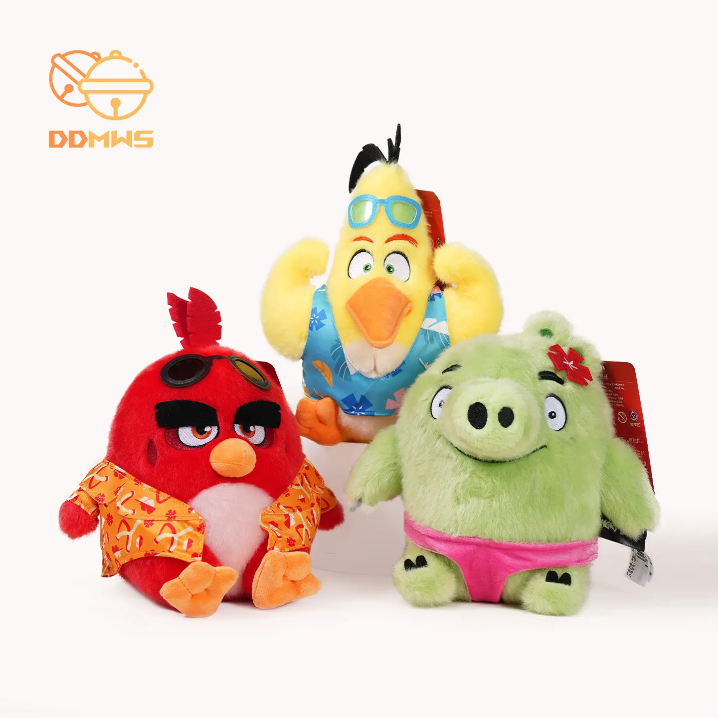  Angry Birds Plush Toy Soft Anime Cute Holiday Gifts for Children Birthday Present Anime Characters