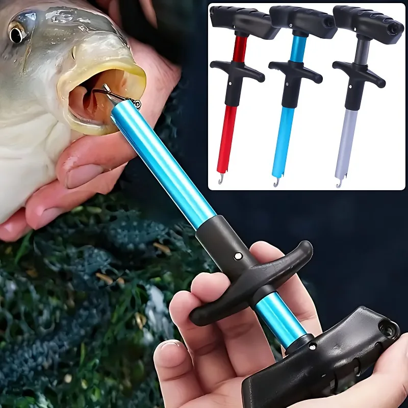 Fishing Hook Remover Tool Fishing Lure Remover Aluminum Tube Hook Detacher Portable Fish Hook Out Extractor Fishing Accessories