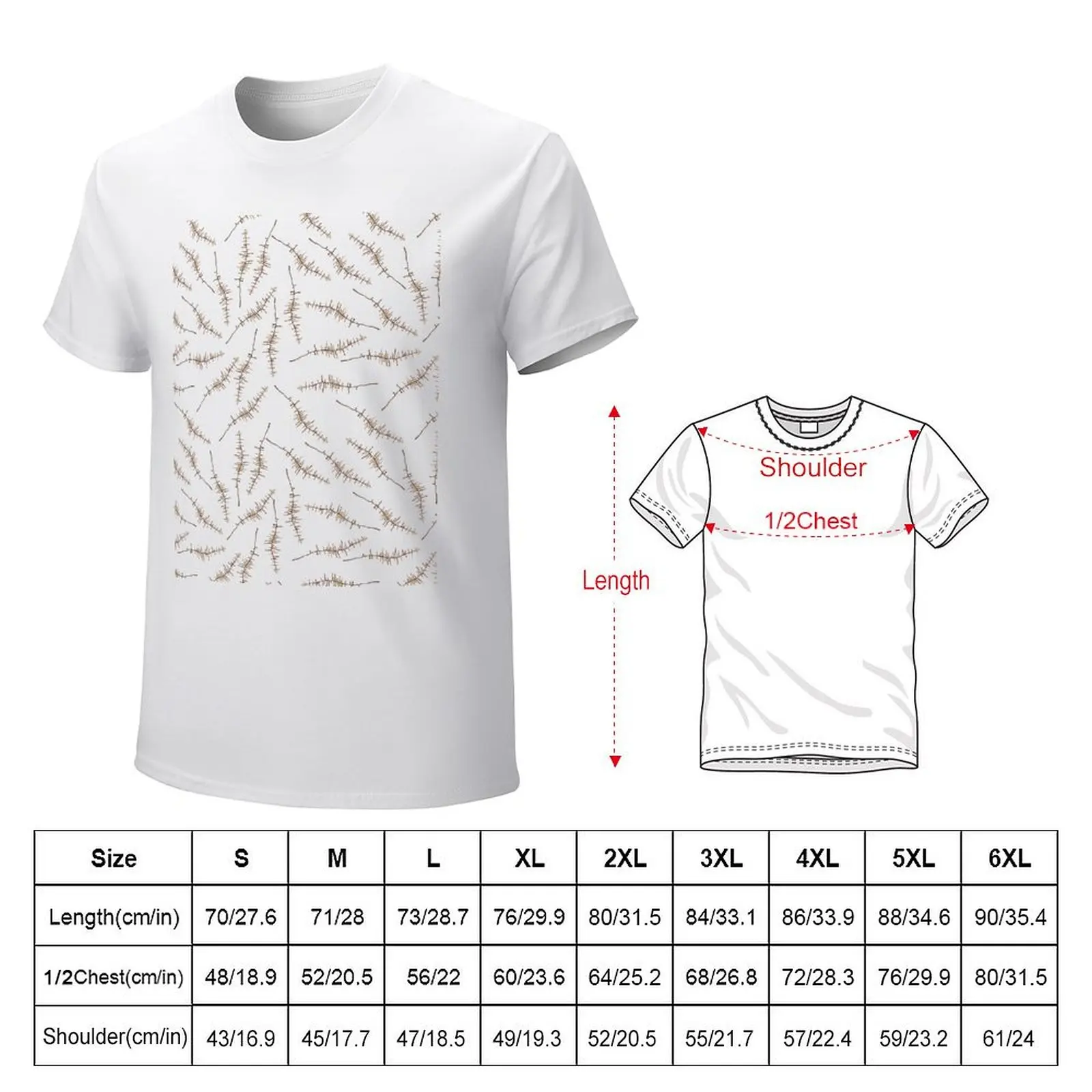 Beautiful artistic watercolor leaf pattern T-shirt tops hippie clothes summer tops vintage oversized t shirt men