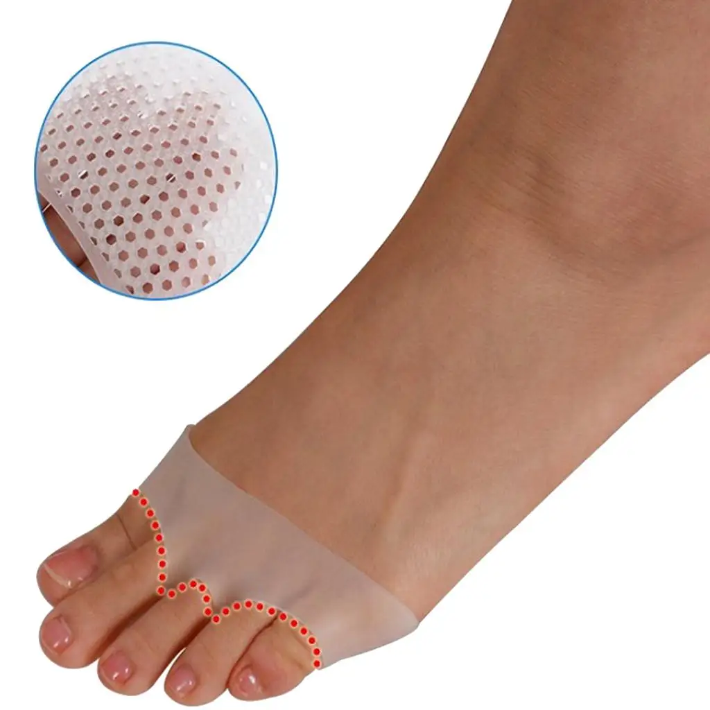 Gel Metatarsal Ball of Foot Insoles Pads Cushions Forefoot Pain Support (1 Pair)