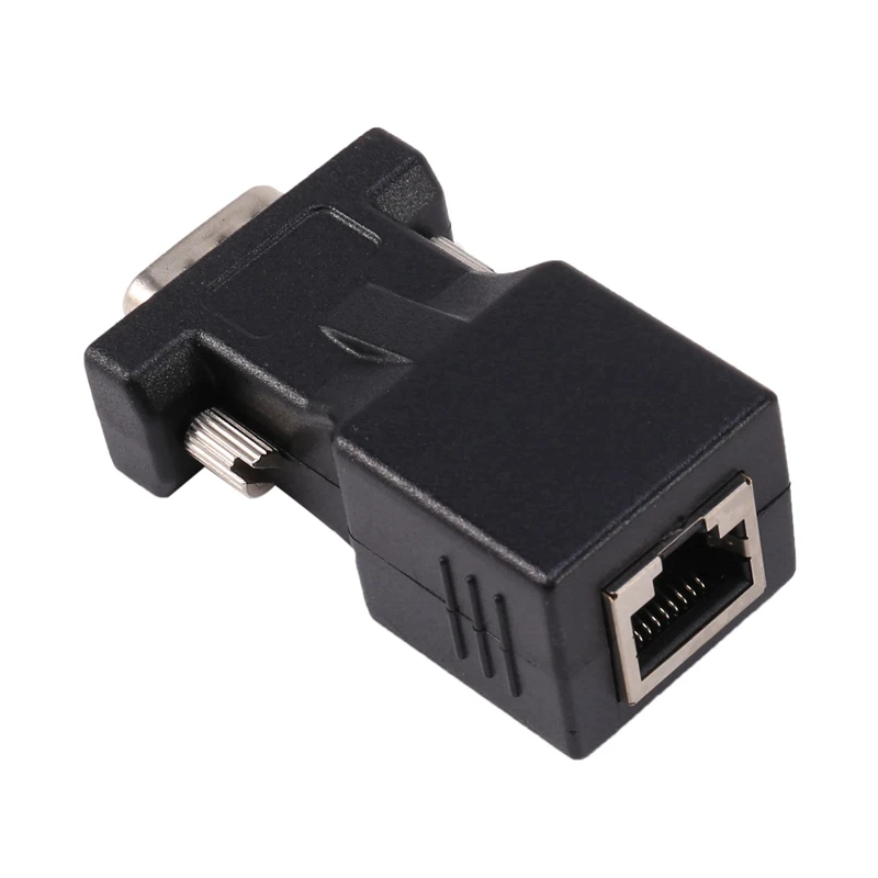 Extensor VGA macho para LAN macho, CAT5, CAT6, RJ45 Adaptador de Rede, 20X