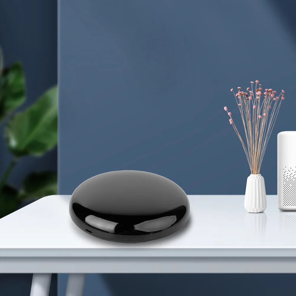 جهاز تحكم عن بعد عالمي ذكي WiFi يعمل مع وحدة تحكم Alexa Google Home Yandex Alice IR بالأشعة تحت الحمراء لمكيف الهواء التلفزيوني