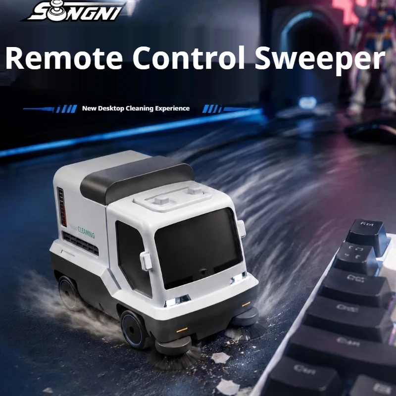 Mini RC Remote Control Vacuum Cleaner Car Drift Desktop Cleaning Truck 2.4G Wireless RC Toy Car Creative Birthday Gift view 2