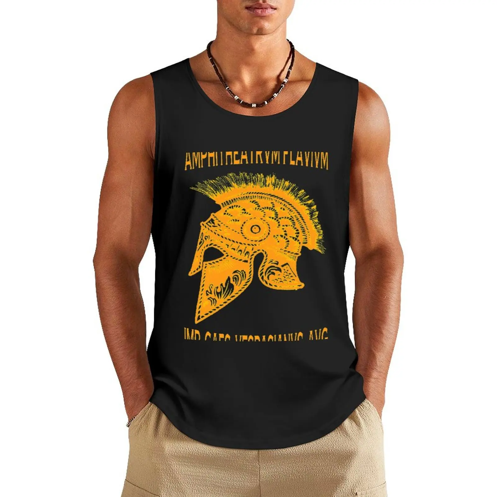 

Roman Colosseum Tank Top anime t-shirts Men's clothing