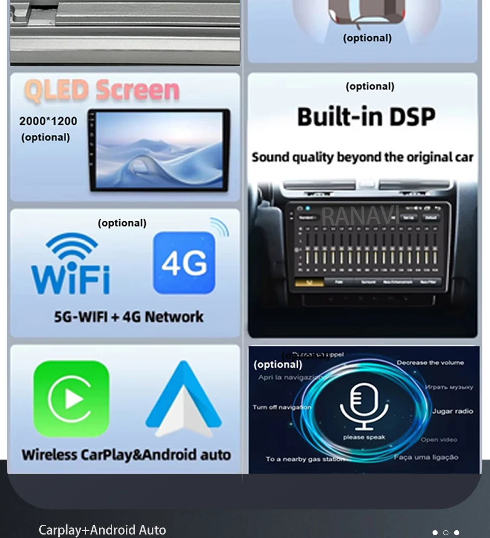 Android 15 Car Radio For Kia Sorento 3 2015 2016 2017 2018 Multimedia BT GPS 5G WIFI Navigation 4G LTE Head Unit Video Player
