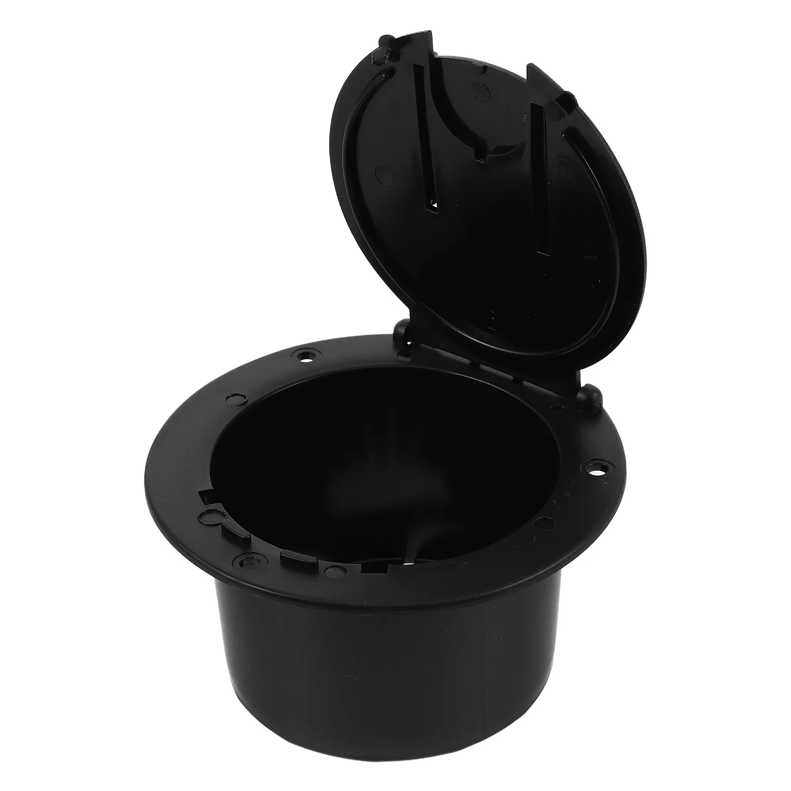 1 مجموعة 1 مجموعة سلك أسود صندوق تخزين Rv مستدير إدارة الكبلات فتحة غطاء الوصول الكهربائي المتين لتخزين سلك اليخوت Rvs