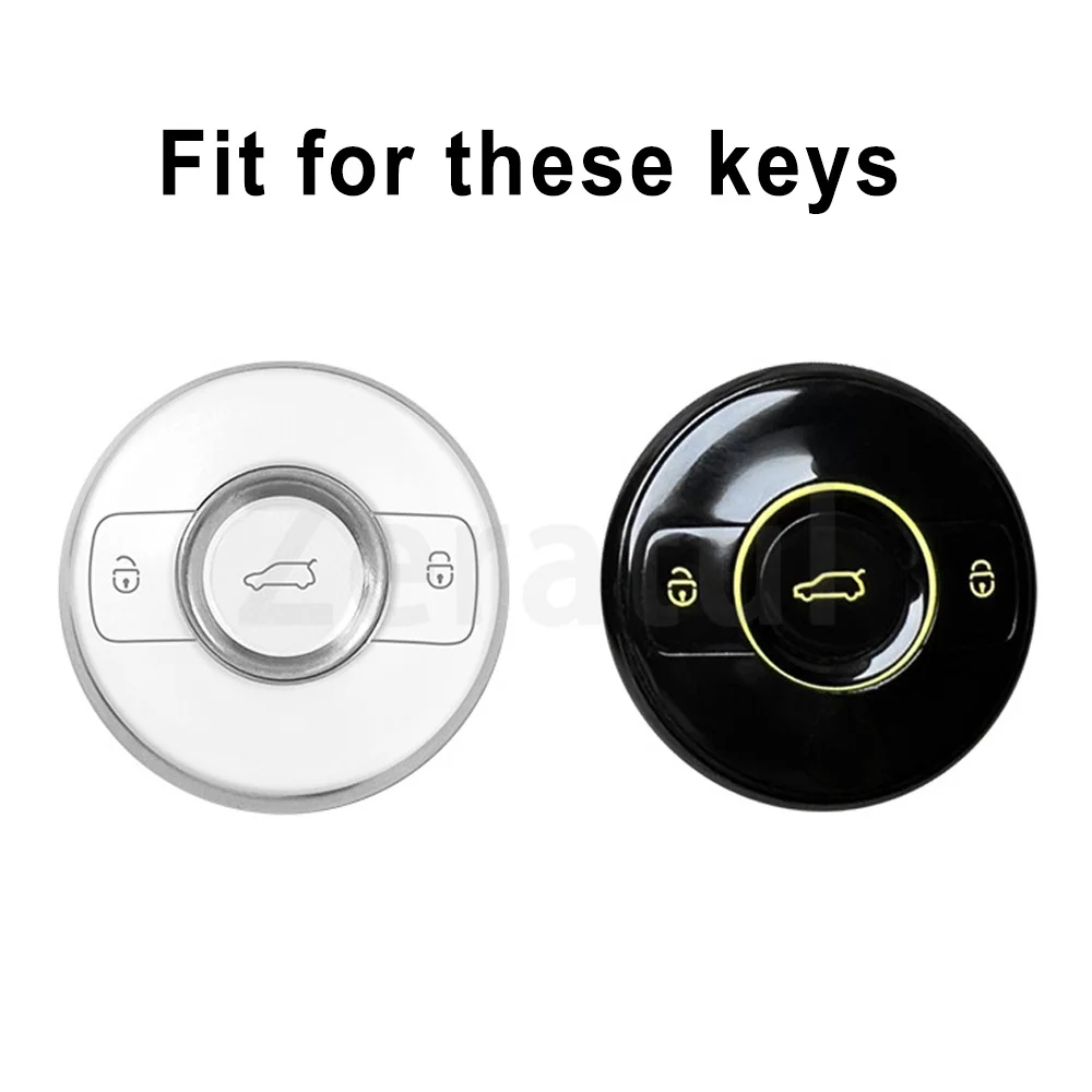 Soft TPU Car Key Case Cover For Mercedes Benz SMART Fortwo 1 BRABUS 1 Benz SMART 2022 2023 Holder Shell Protector Accessories