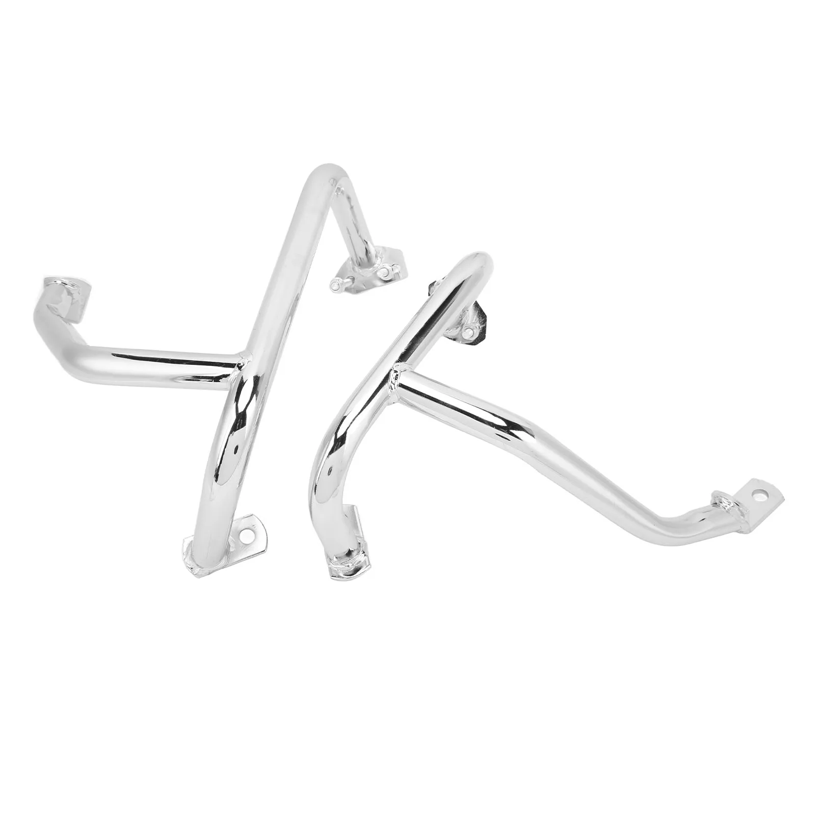 

Защита двигателя мотоцикла, изогнутая форма, нержавеющая сталь, 1 пара, защита двигателя от царапин, рамка бампера для замены