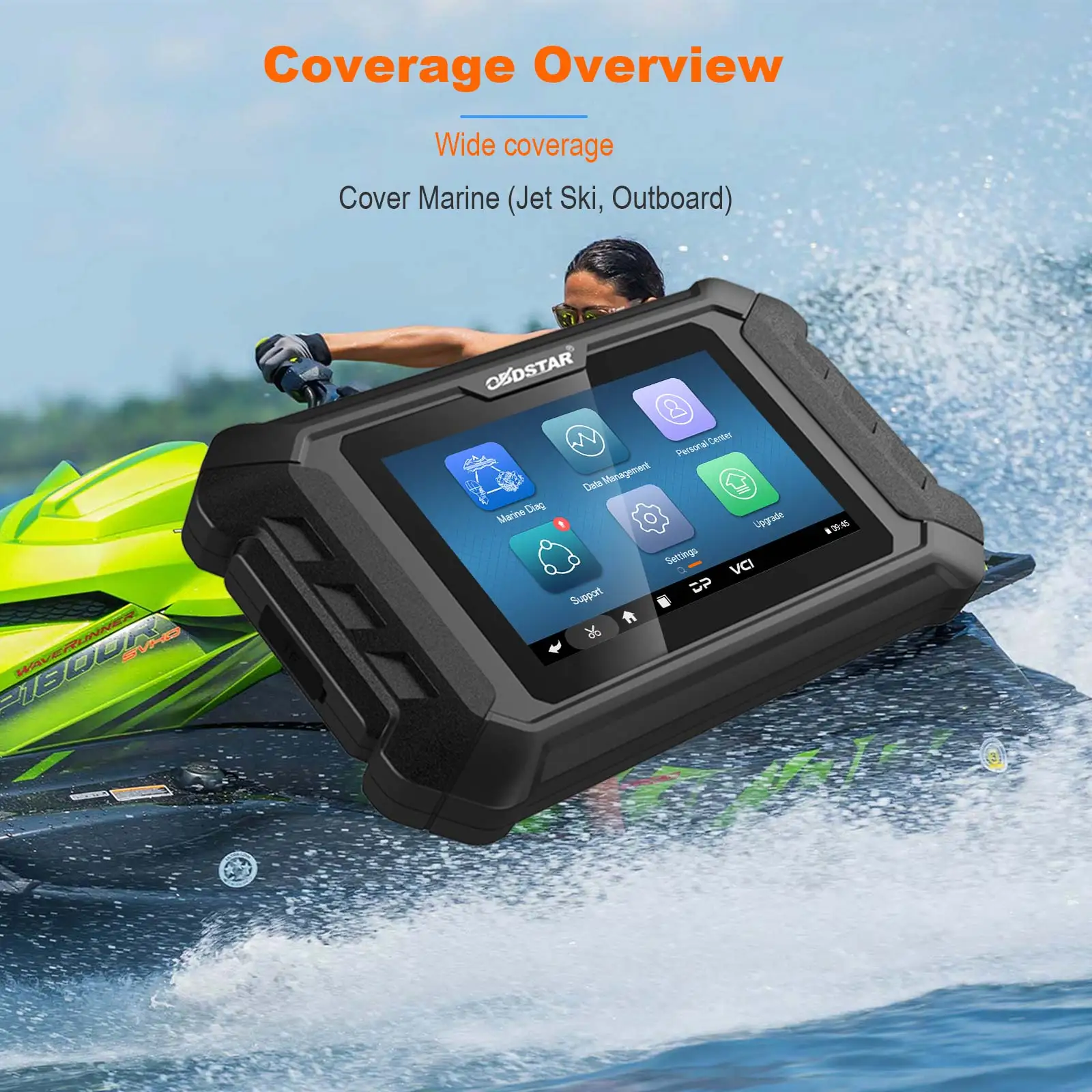 OBDSTAR iScan for YAMAHA MARINE for Jet Ski & Outboard Diagnostic and Key Programmer Tool