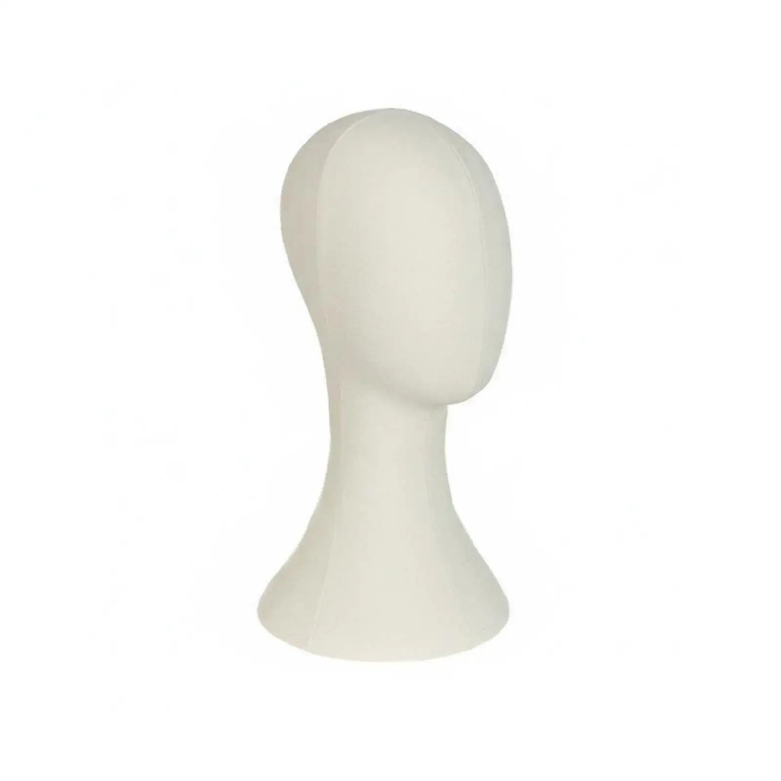 Velvet Fabric Mannequin Head with Shoulders for Wig Display Stand Holder Hat Jewelry Showcase Boutique