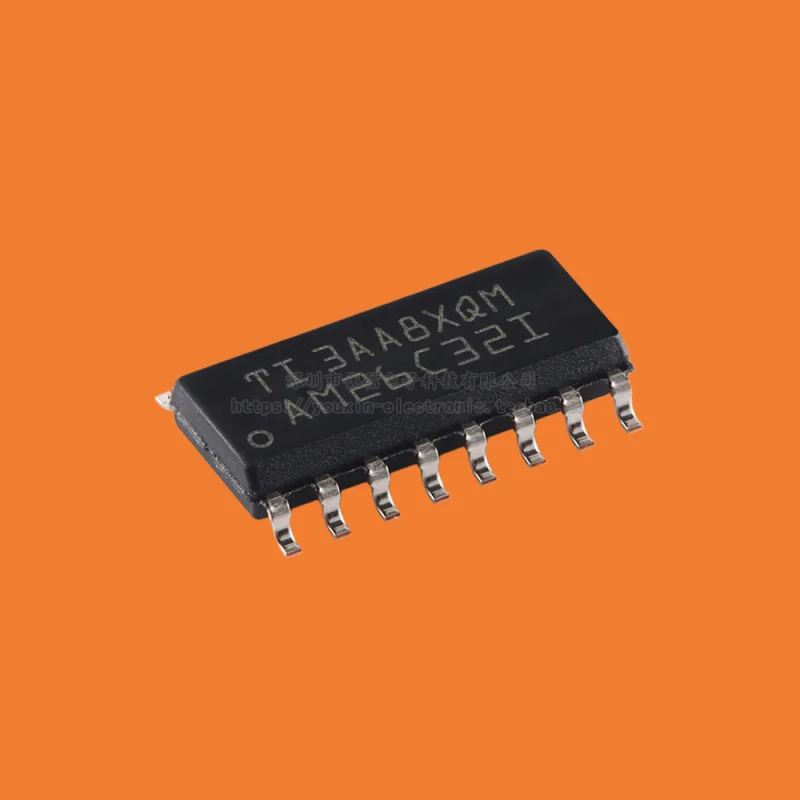 10PCS/original genuine patch AM26C32IDR SOIC-16 four-way differential line receiver chip