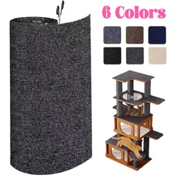 Estera para rascar gatos, estera autoadhesiva, alfombra para gatos, alfombra para rascar gatos recortable, Protector de muebles para rascar gatos, juguetes para gatos