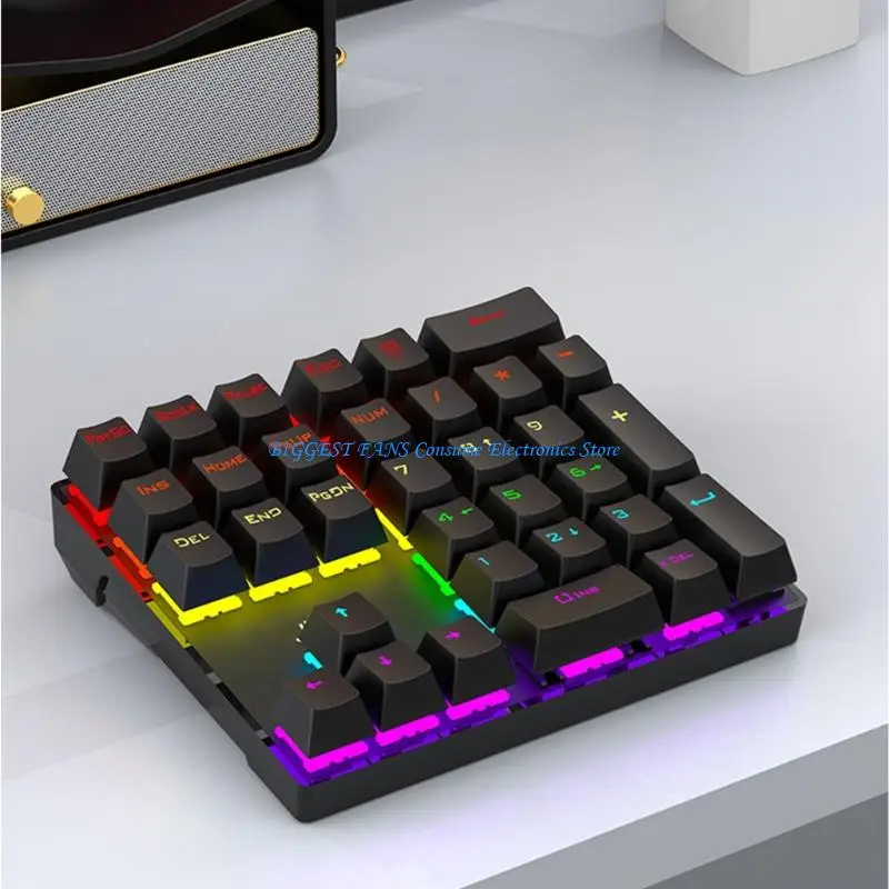 プロファイルUSB有線キーボード、RGBカスタマイズと人間工学に基づいたレイアウトを備えています