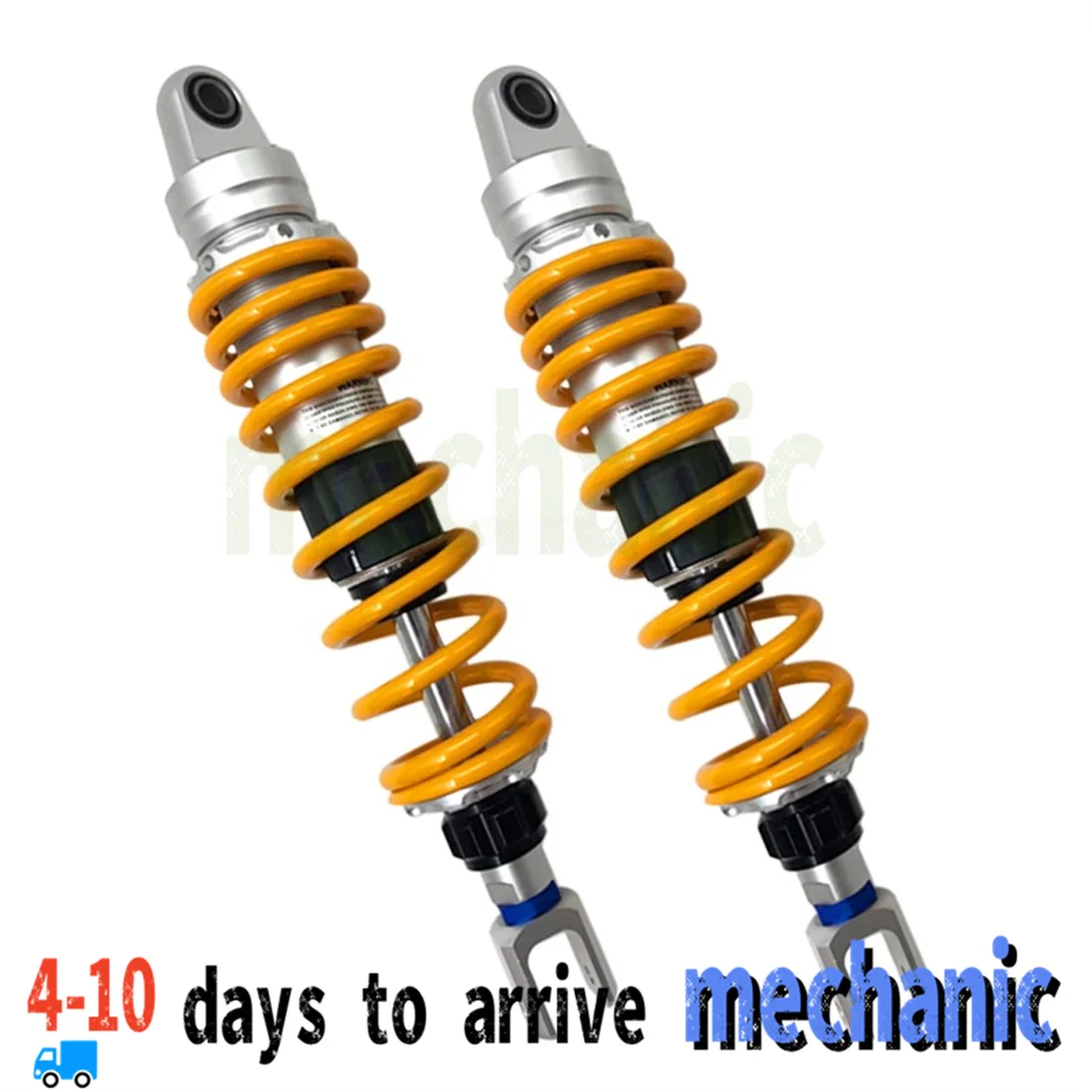 

A PAIR For 345mm spring 8mm motorcycle shock absorber damping adjustable hydraulic pressure for various vehicle models