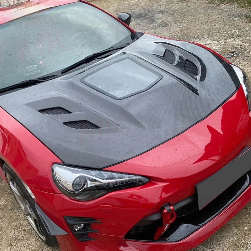 

Suitable for Toyota GT86 Subaru BRZ Carbon Fiber Transparent Hood Engine Cover 2013-2029