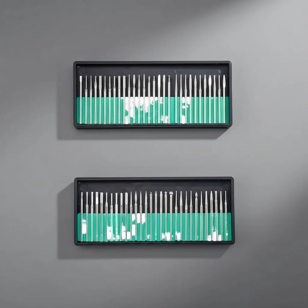 

30 шт. набор алмазных шлифовальных игл для гравировки, резьбы, полировки, нефритового деревообрабатывающего вращающегося инструмента