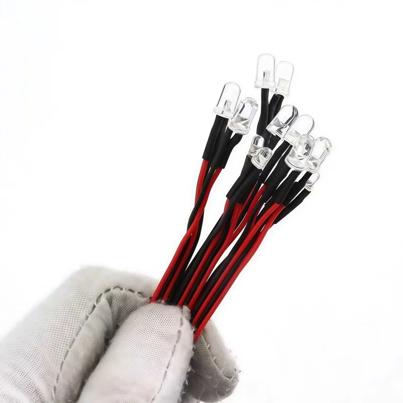 Symulacja Latarki 12 LED Zestaw Oświetleniowy Kierunkowskaz Hamulec do Modeli RC w Skali 1/10 Yokomo Tamiya HSP HPI AXIAL RC4WD TRX