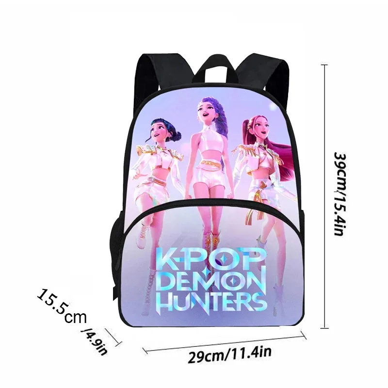 25COSKPop شيطان الصيادين الطالب المدرسية رومي ميرا زوي تأثيري الكرتون المطبوعة على ظهره الرجال النساء حقائب الكمبيوتر Gaily الترفيه B #2