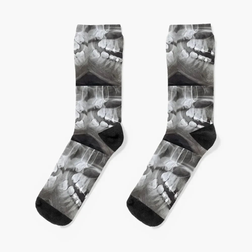 panoramic-dental-x-ray Socks new year anti-slip Women Socks Men's